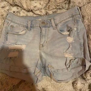 Old Navy mid rise distressed boyfriend shorts